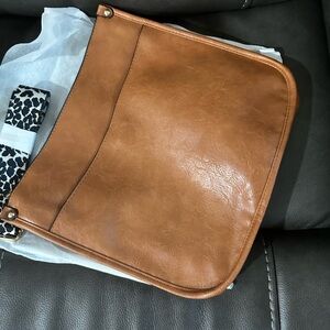 Brown Leather Shoulder Bag
